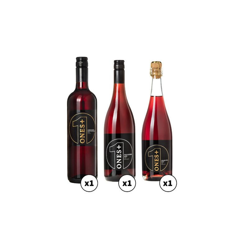 Rouge Pack de 3: ONES Non-Alcoholic Wine