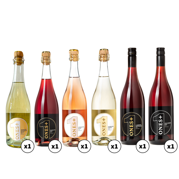 Pack de 6 sélections du sommelier : vin sans alcool ONES !