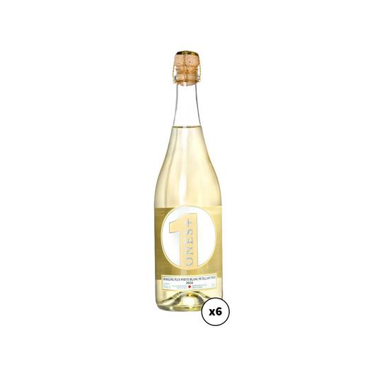 Sparkling PLUS White 6 Pack: ONES Non-Alcoholic Wine