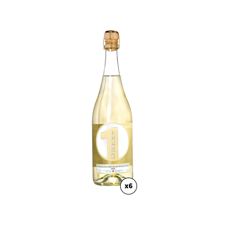 Sparkling PLUS White 6 Pack: ONES Non-Alcoholic Wine