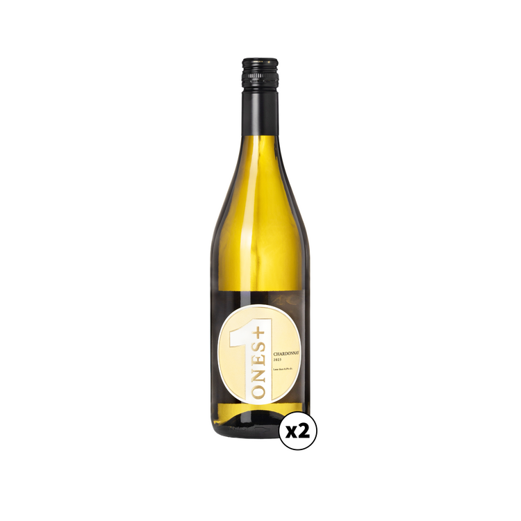Pack de 2 Chardonnay tranquilles : Vin sans alcool ONES