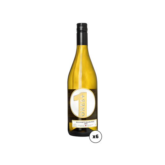 6 Pack Still PLUS White : ONES Non-Alcoholic Wine