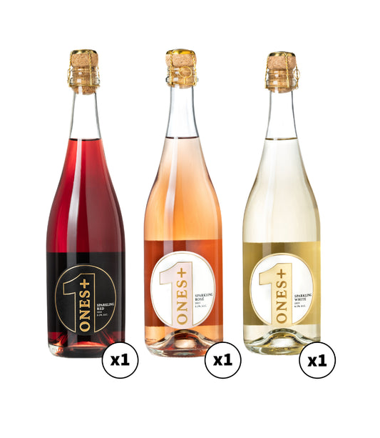 Variety 3 pack: ONES Non-Alcoholic Wine!!