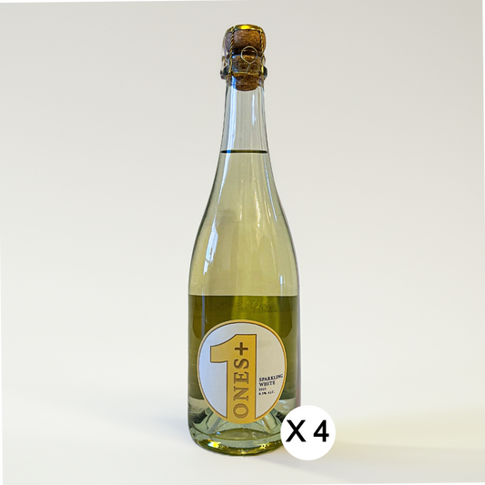Sparkling White 4 pack: ONES Non-Alcoholic Wine!