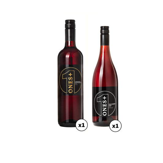 Rouge Non Pétillant Pack de 2 : ONES Vin Sans Alcool !