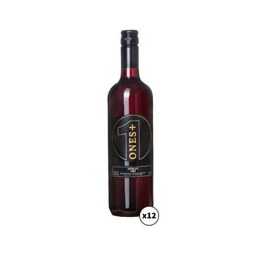 12 Pack Merlot: ONES Non-Alcoholic Wine