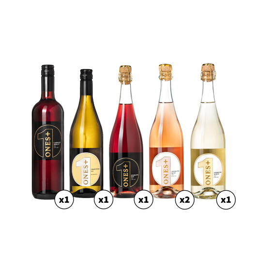 Oh Canada Red & White 6 pack: ONES Non-Alcoholic Wine