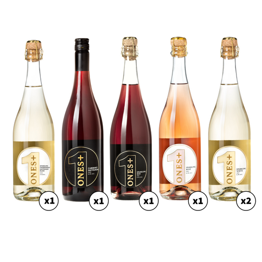 Oh Canada Red & White 6 pack: ONES Non-Alcoholic Wine