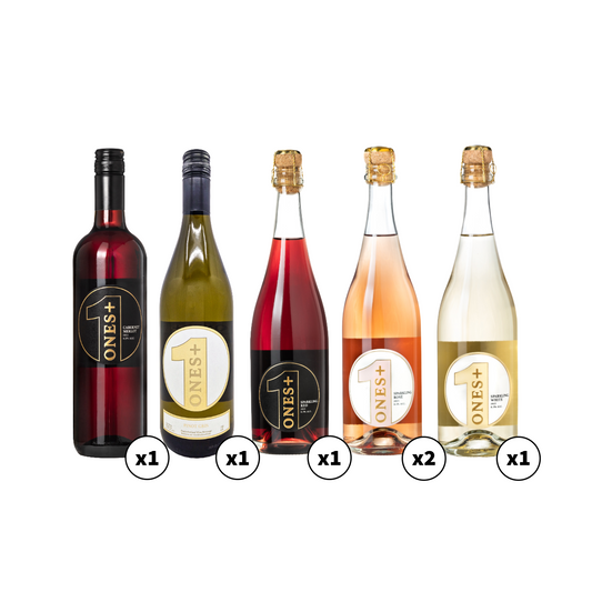 Coffret d'échantillons de 6 vins sans alcool ONES*