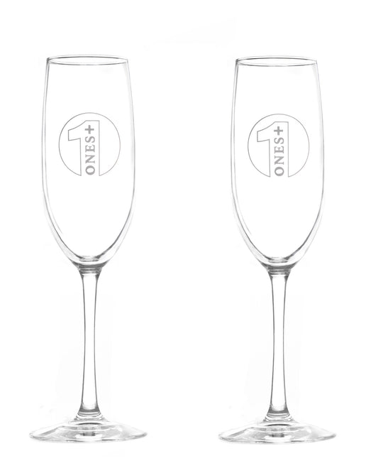 2 X Wine Glasses: ONES Non-Alcoholic Wine
