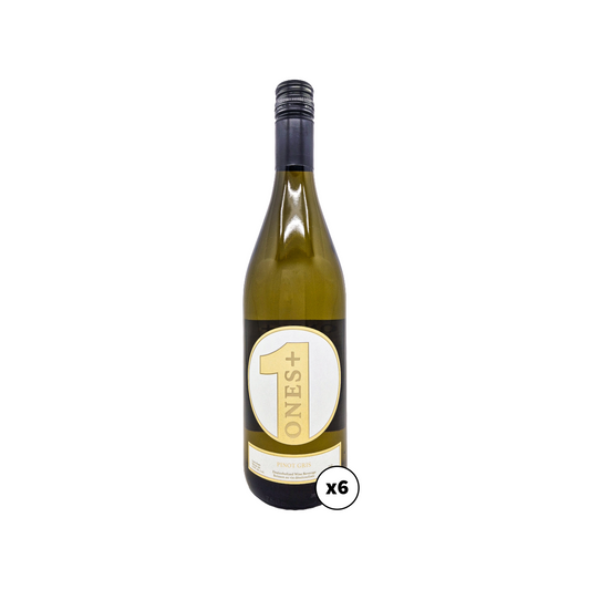 Pack de 6 Chardonnay tranquilles : Vin sans alcool ONES