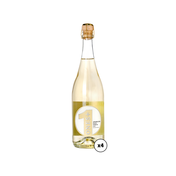Sparkling PLUS White 4 Pack: ONES Non-Alcoholic Wine