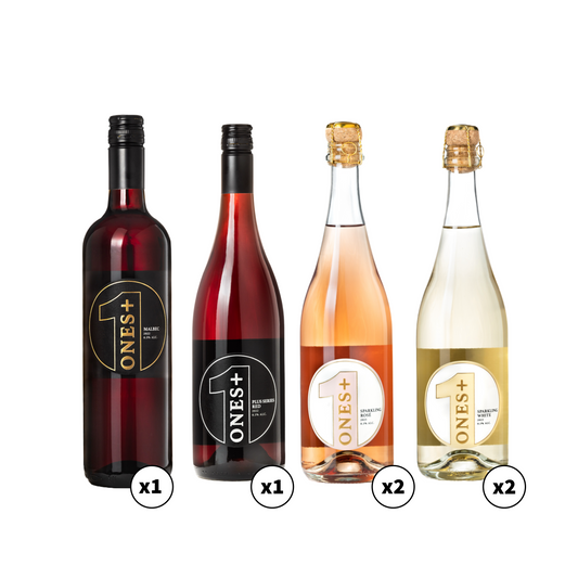Coffret d'échantillons de 6 vins sans alcool ONES*
