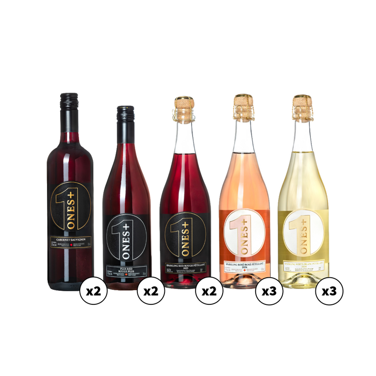 Variety 12 pack: ONES Non-Alcoholic Wine!